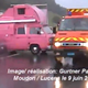 Illustration for article titled This Hot Pink VW Camper Van Is Blowing My Mind, Man